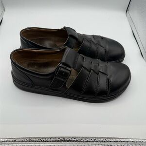 Birkenstock London Clogs Men’s Black Leather Sz 12